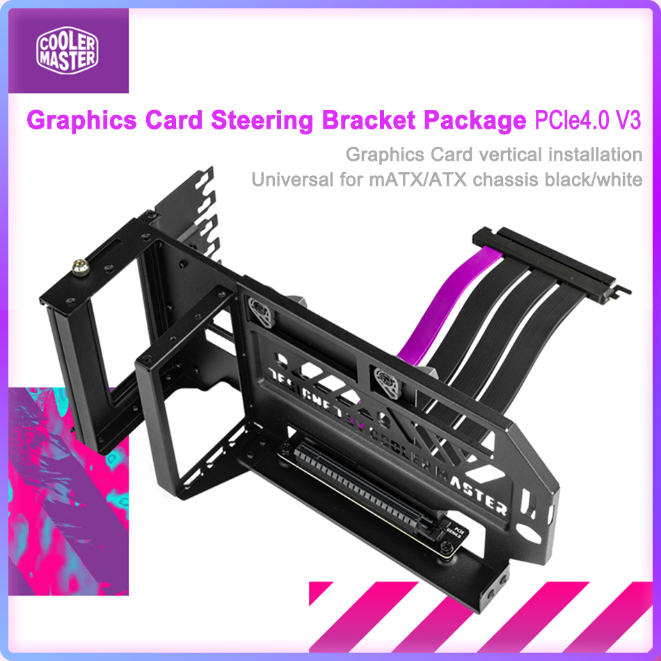 Pcie Riser Cable - Cooler Master Graphics Card Steering Bracket