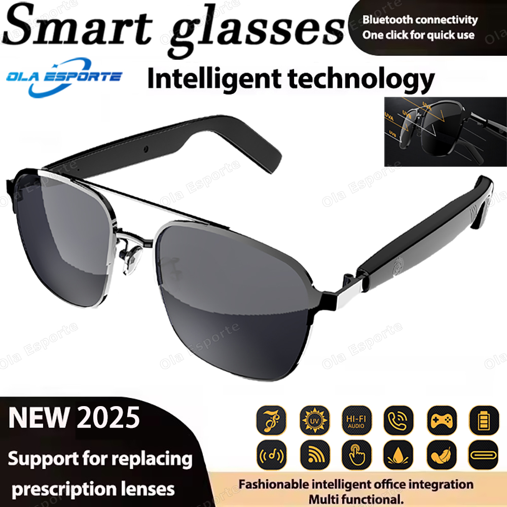 Gaming Microphone - Smart Audio Glasses Air conduction Wireless