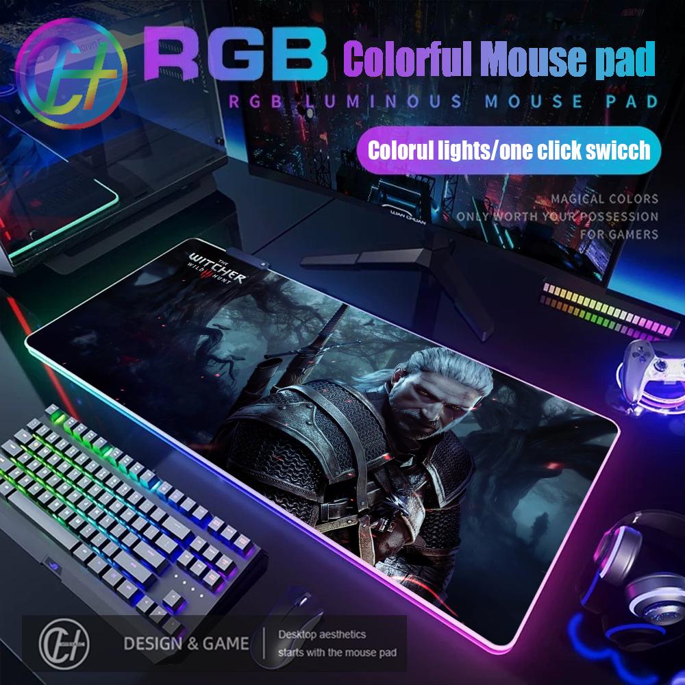 Rgb Mousepad - T_the W_witcher 3 Mouse Pad RGB