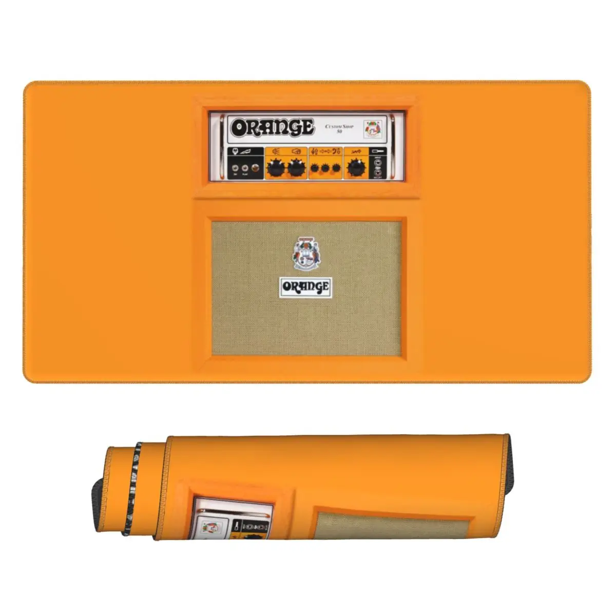 Pc Gaming Orange - Large Mouse Pad Orange Color Amp