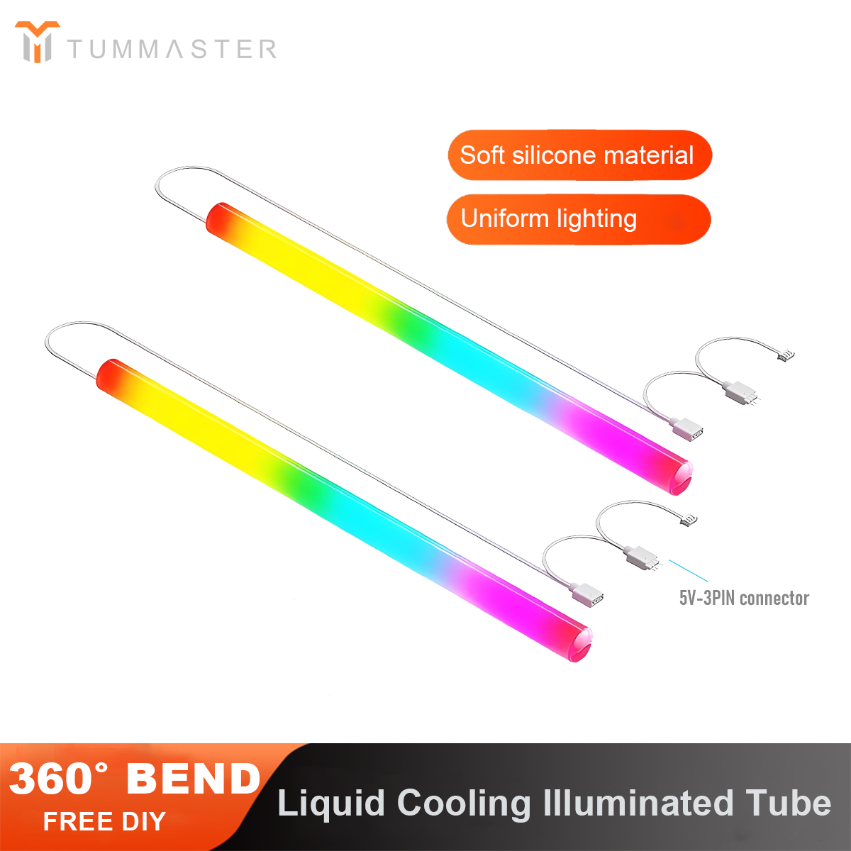 Pc Gaming Case - TUMMASTER ARGB Water Cooling Sleeve 5V3