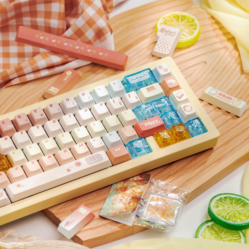 Orange Sea Theme Keycaps Set C - Pc Gaming Orange ulasan dan harga
