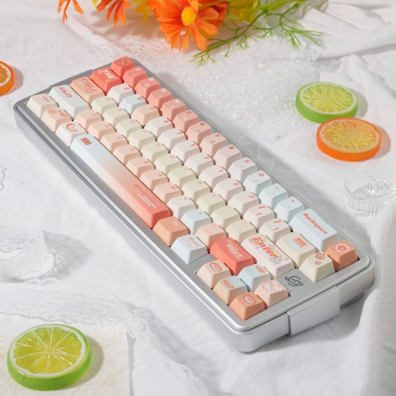 Orange Sea Theme Keycaps Set C - Pc Gaming Orange ulasan dan harga