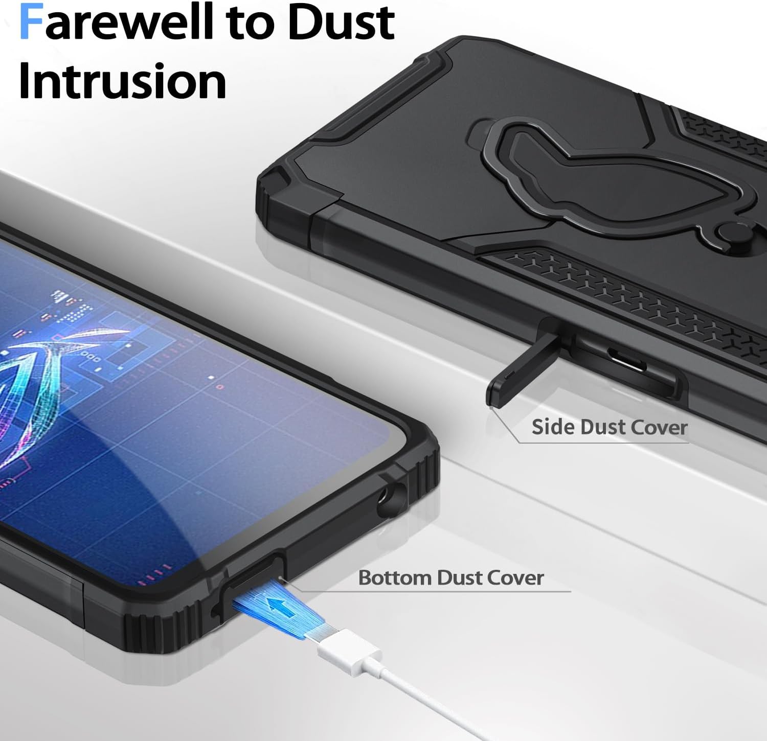 ROG Phone 5 Case Shockproof Fo - Pc Gaming Case ulasan dan harga
