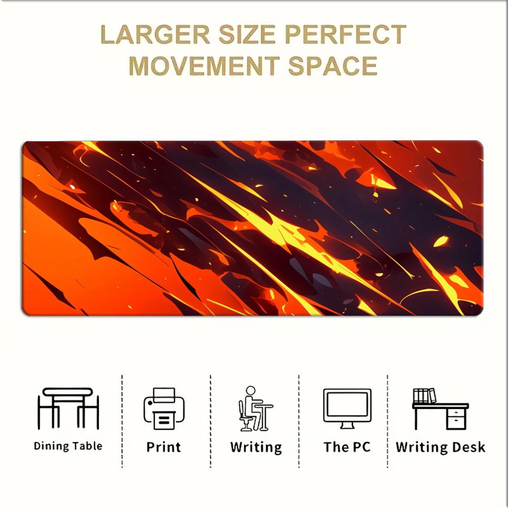 Orange Flame Lava Large Extend - Pc Gaming Orange ulasan dan harga