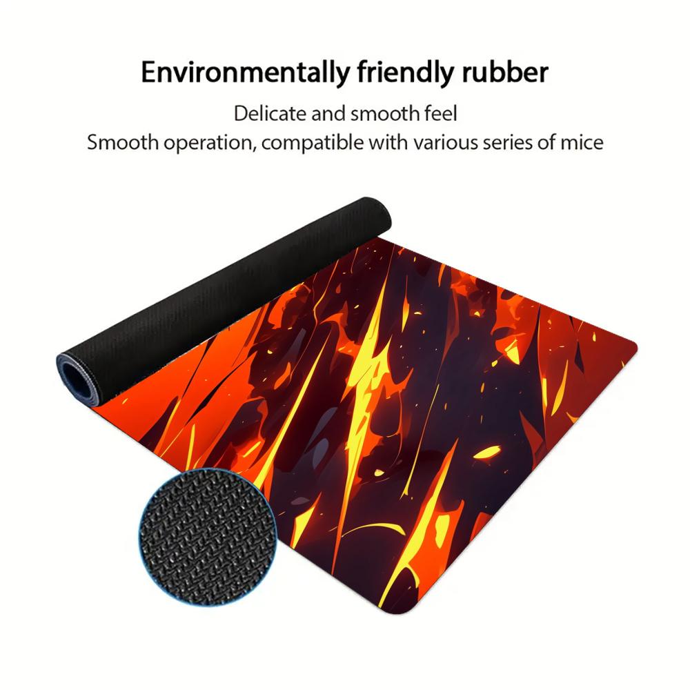 Orange Flame Lava Large Extend - Pc Gaming Orange ulasan dan harga