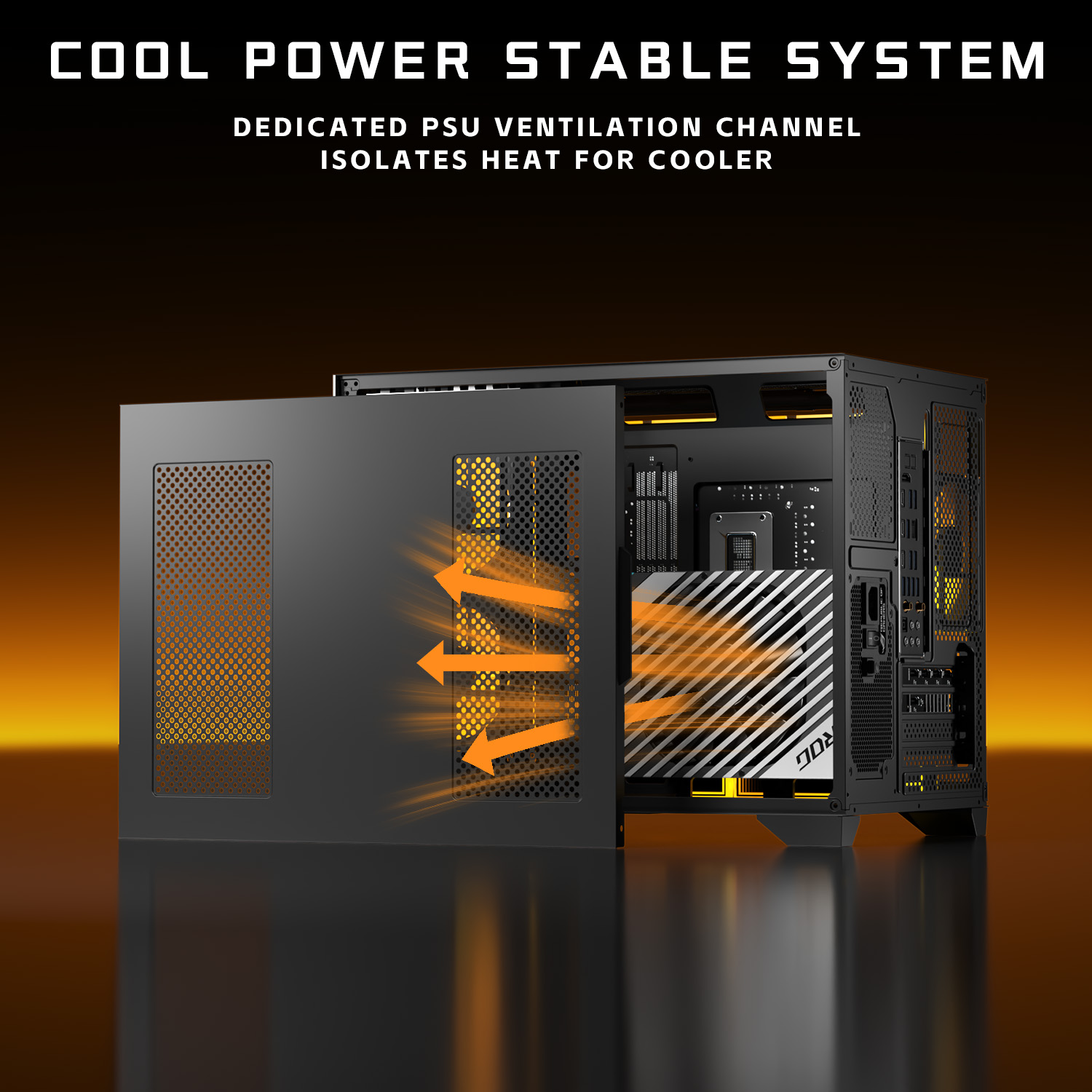 Micro-ATX Gaming PC Case with  - Pc Gaming Center ulasan dan harga