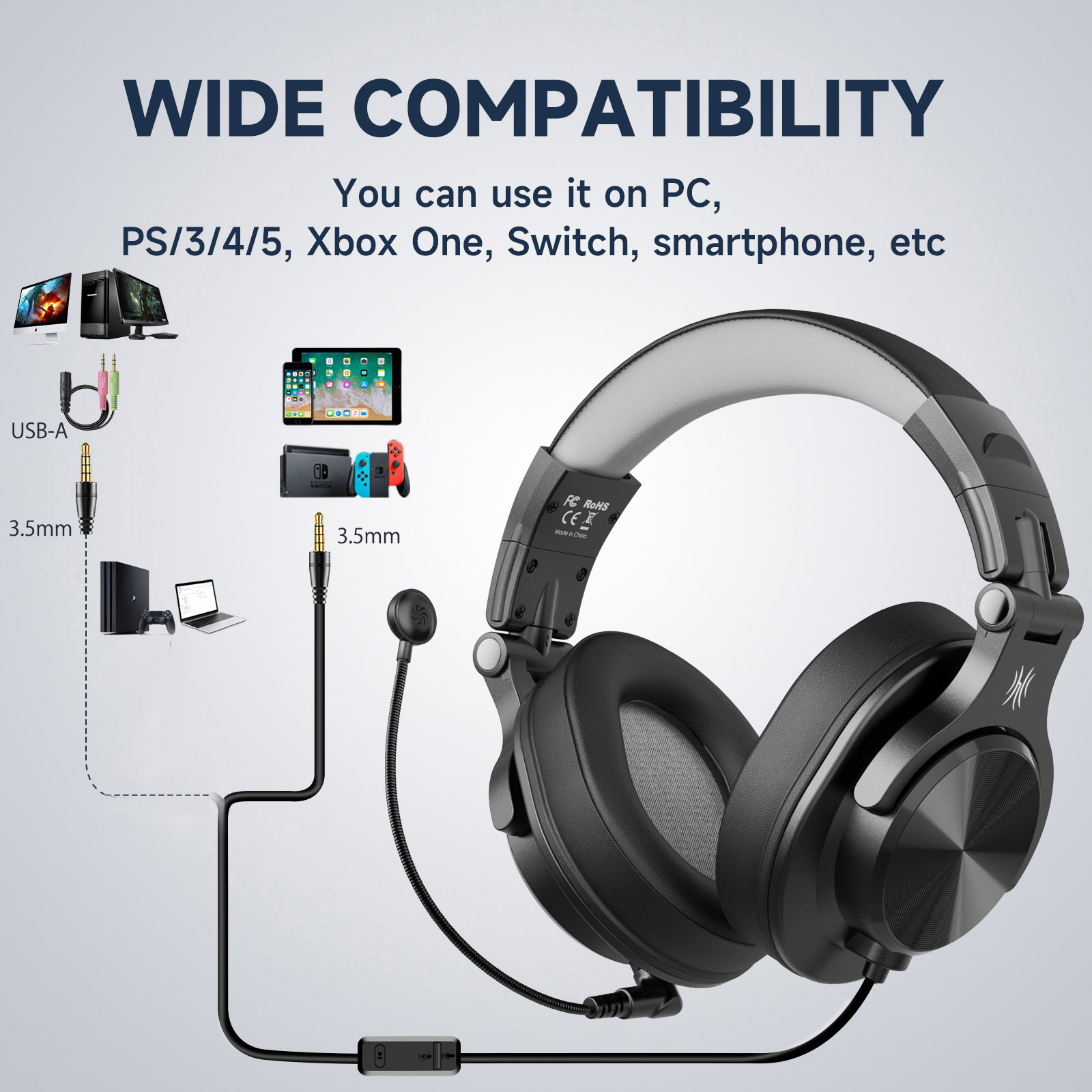 Oneodio A71D Computer Gaming H - Pc Gaming Center ulasan dan harga