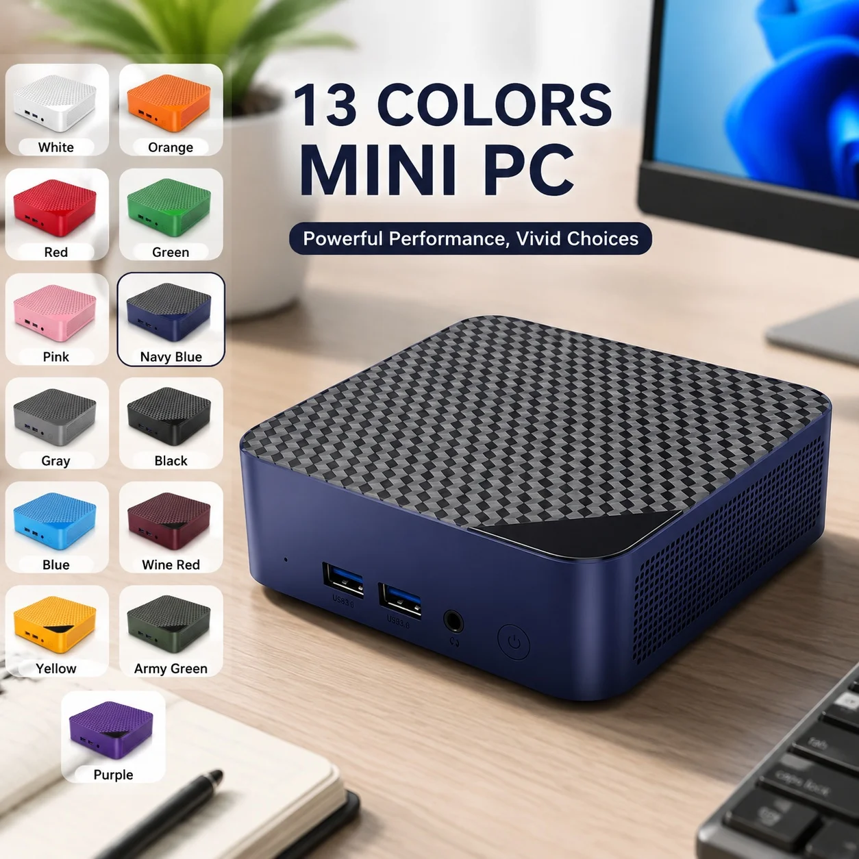 Stylish Compact Mini PC Intel  - Pc Gaming Video ulasan dan harga