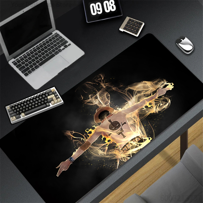 Mouse Pad Flame Anime Ace Mous - Pc Gaming Lounge ulasan dan harga