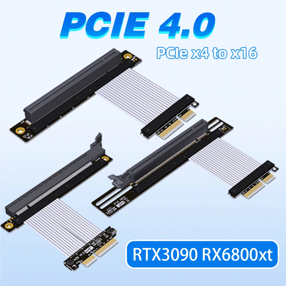 PCI Express 4.0 X4 To X16 RTX3 - Pcie Riser Cable ulasan dan harga