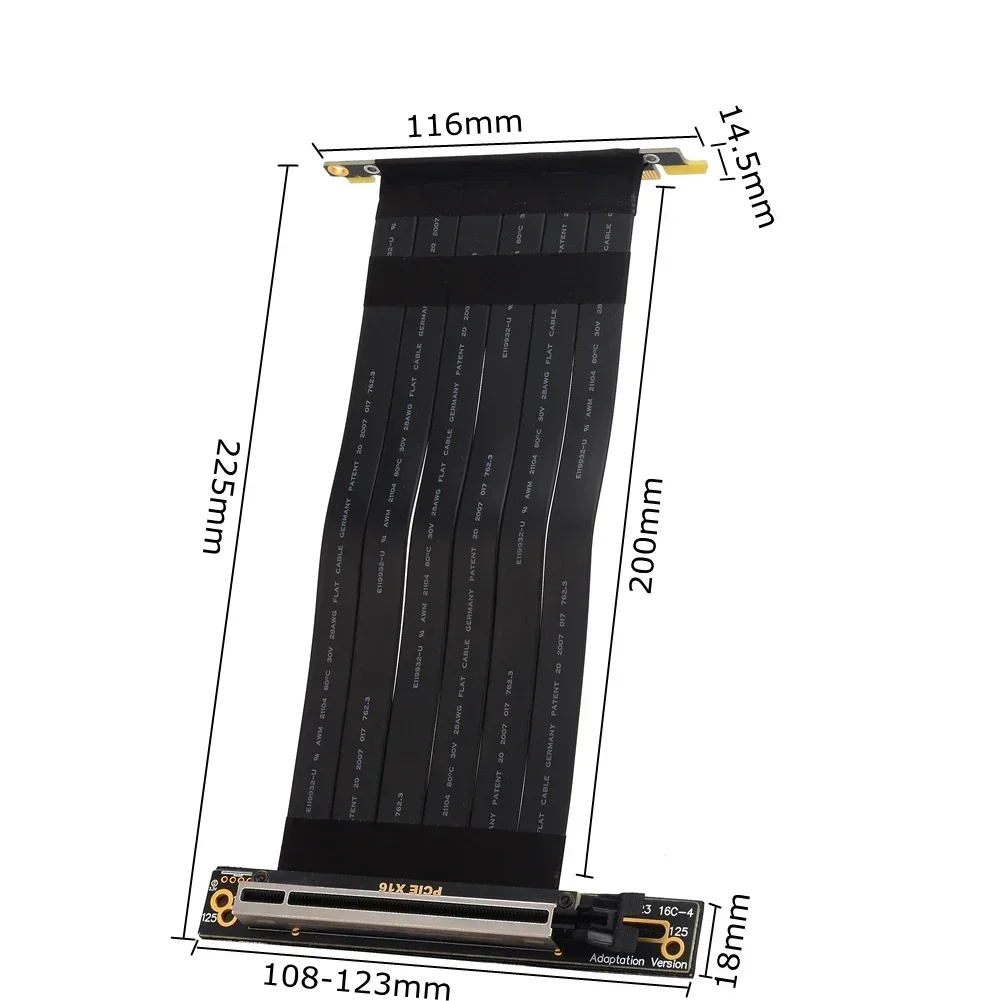 PCI Express X4 X8 X16 to X16 R - Pcie Riser Cable ulasan dan harga
