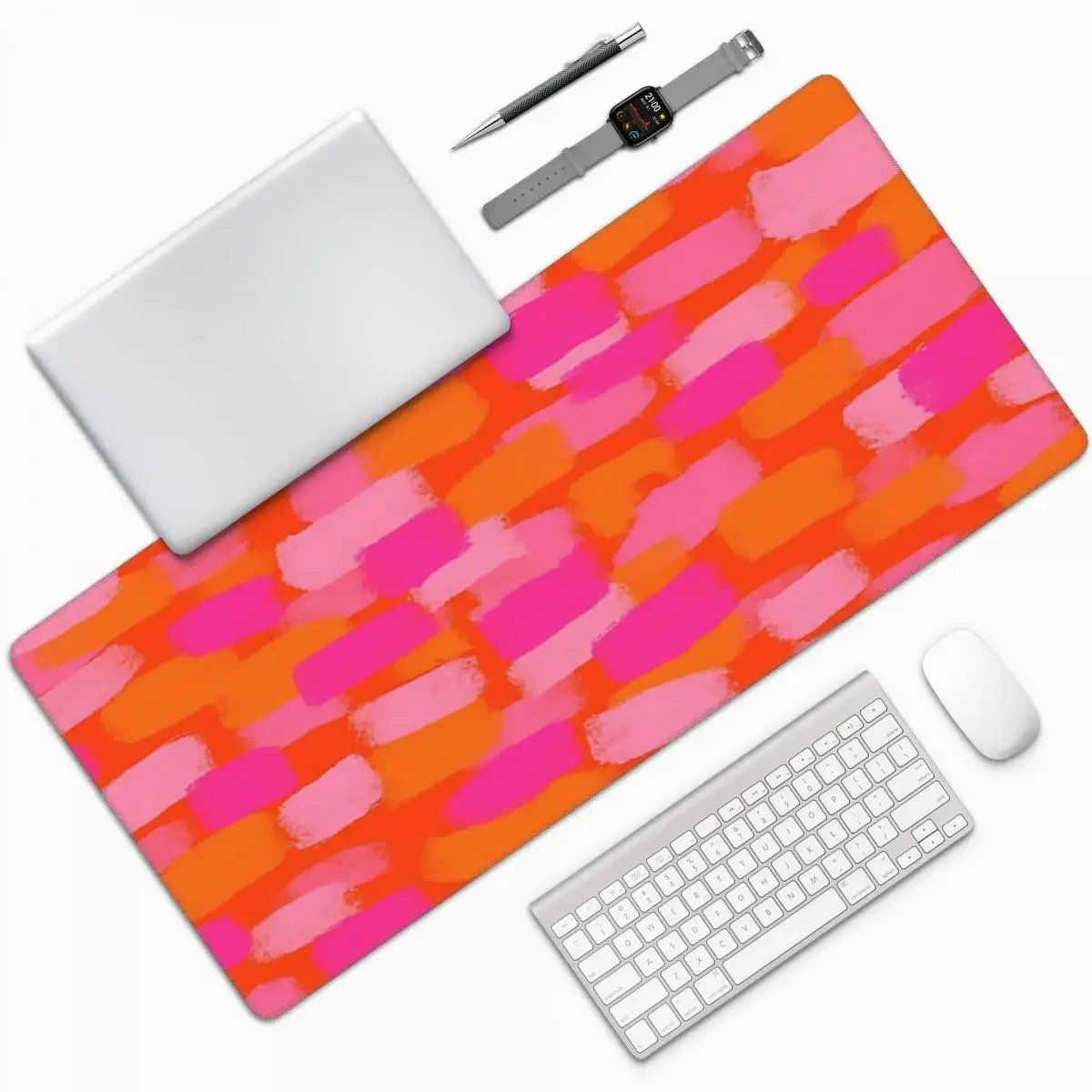 Abstract, Pink And Orange, Pai - Pc Gaming Orange ulasan dan harga