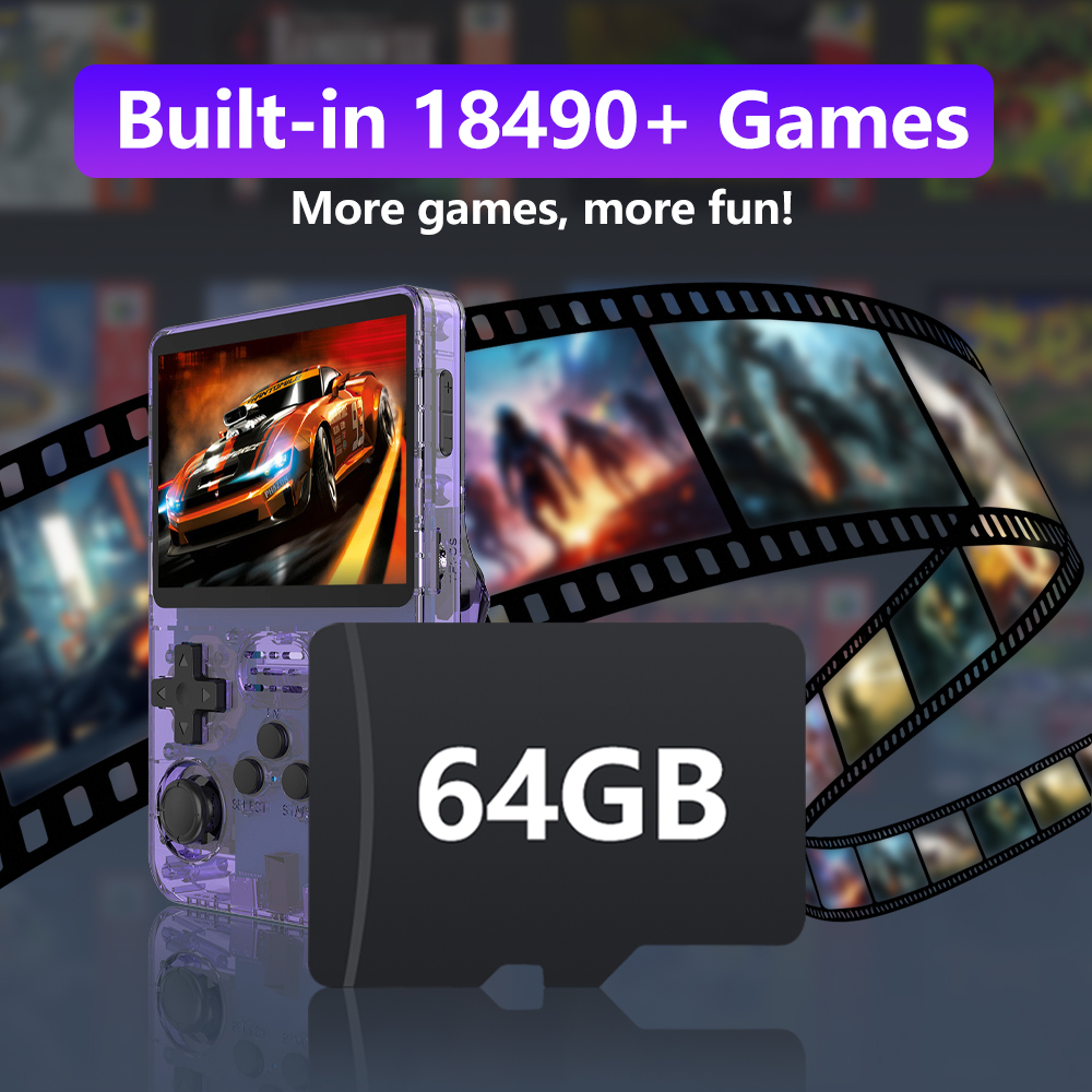 64GB Game Card for R36S Game C - Pc Gaming Emulator ulasan dan harga