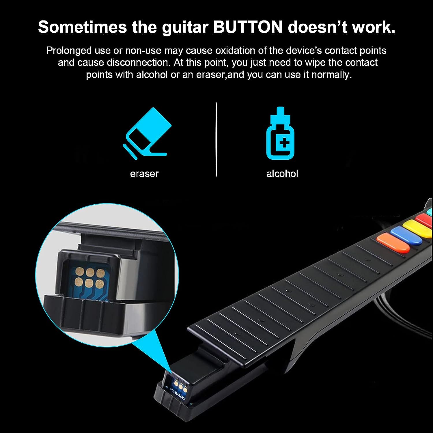 DOYO Wii Guitar Hero, Wireless - Pc Gaming Emulator ulasan dan harga