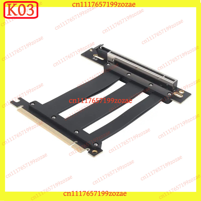 K03 PCIe 5.0 X16 90‑Degree Slo - Pcie Riser Cable ulasan dan harga