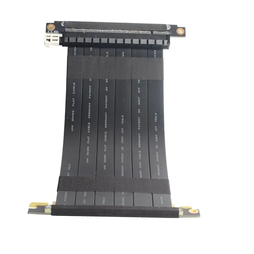 Black & White Double Reverse G - Pcie Riser Cable ulasan dan harga