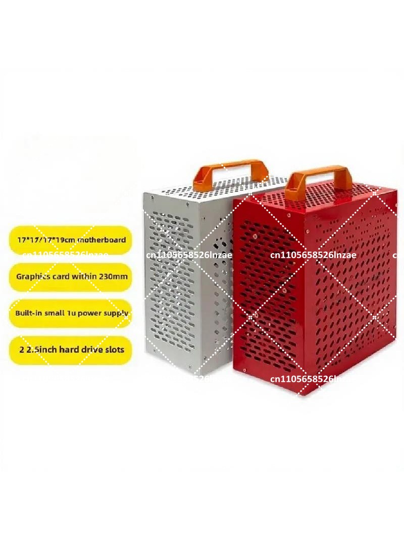 White Mini ITX PC Case 7.9L Ga - Pc Gaming Case ulasan dan harga