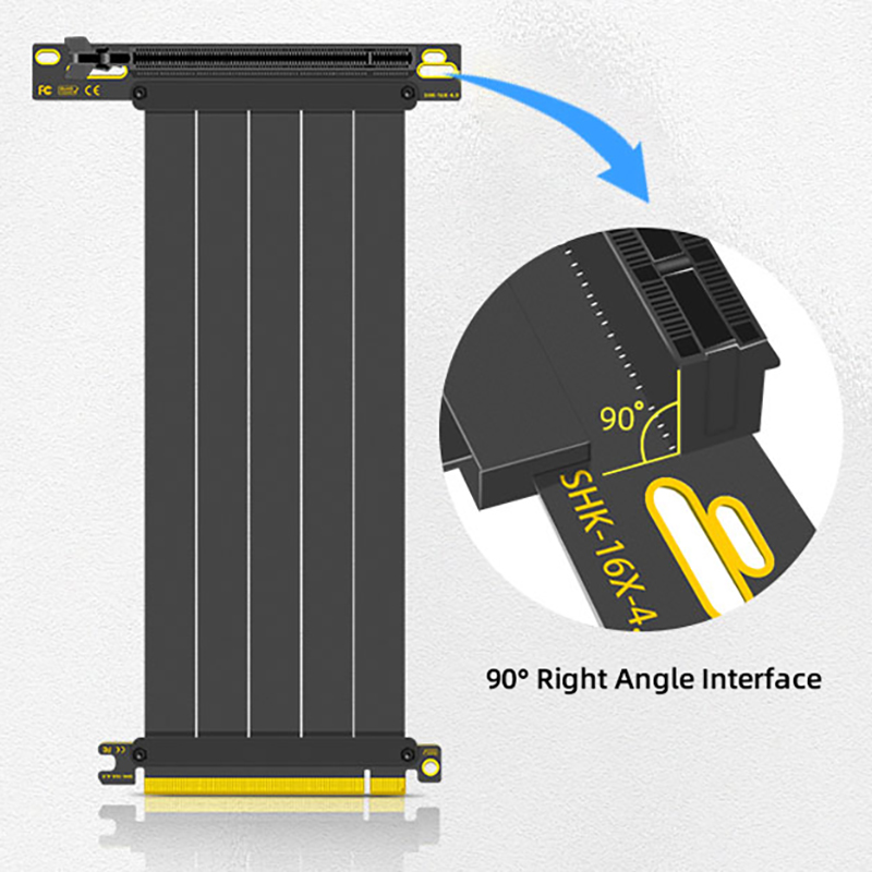 TEUCER PCI-E 4.0 X16 Riser Cab - Pcie Riser Cable ulasan dan harga