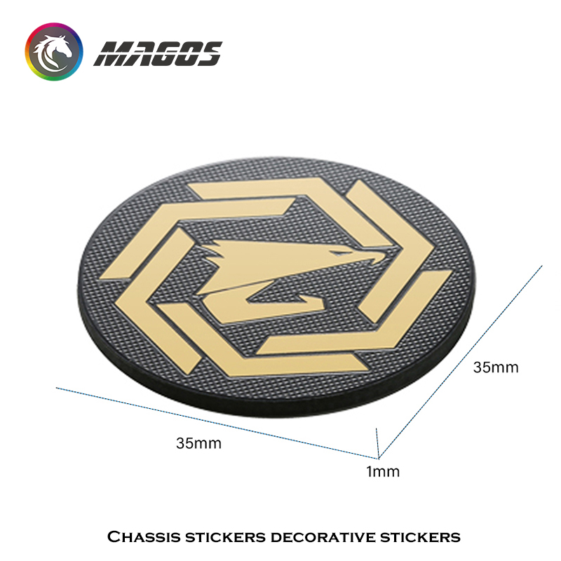 Computer Case Fan Metal Sticke - Pc Gaming Lounge ulasan dan harga