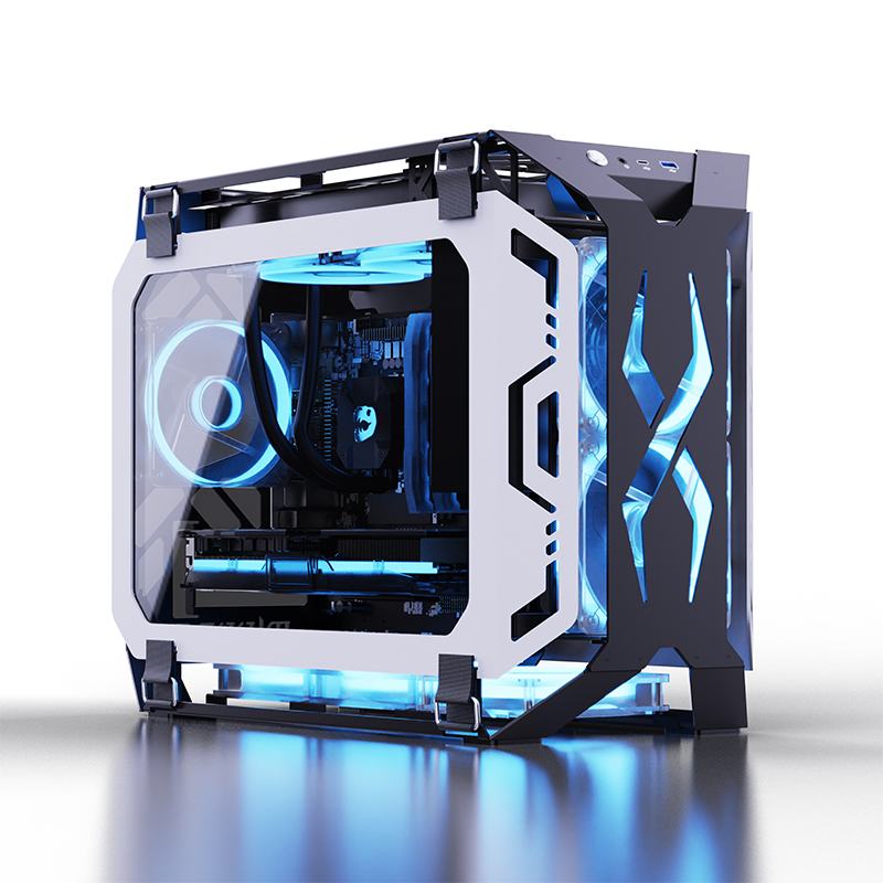 Lovingcool New Design Open Sty - Pc Gaming Case ulasan dan harga