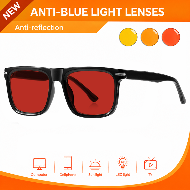 Anti Blue Light Glasses 3 Styl - Pc Gaming Orange ulasan dan harga