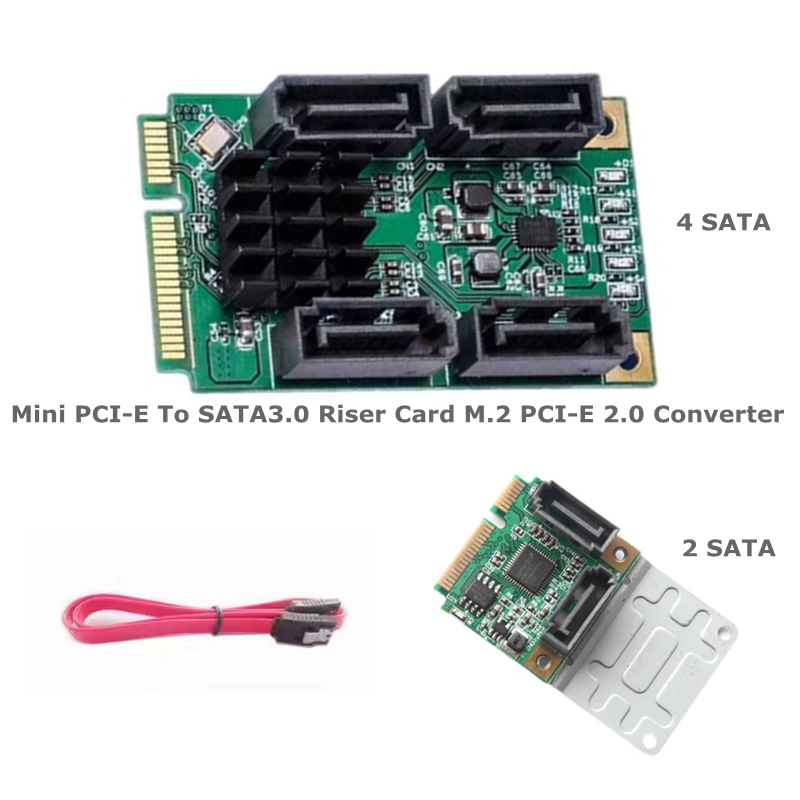 Mini PCI-E To SATA3.0 Riser Ca - Pcie Riser Cable ulasan dan harga