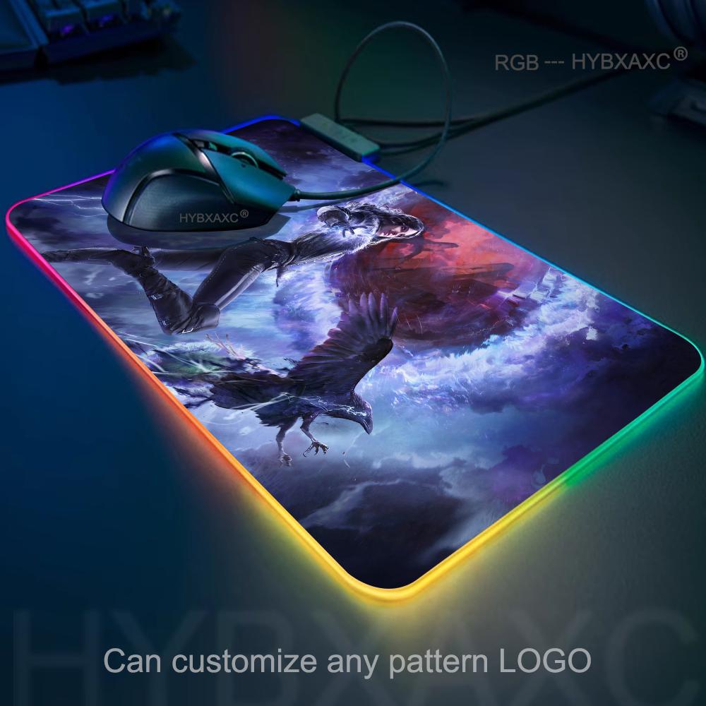 T_the W_witcher 3 Mouse Pad RG - Rgb Mousepad ulasan dan harga