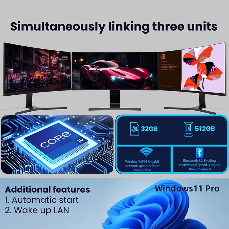 2026 Mini PC Intel Core I9 109 - Pc Gaming Used ulasan dan harga