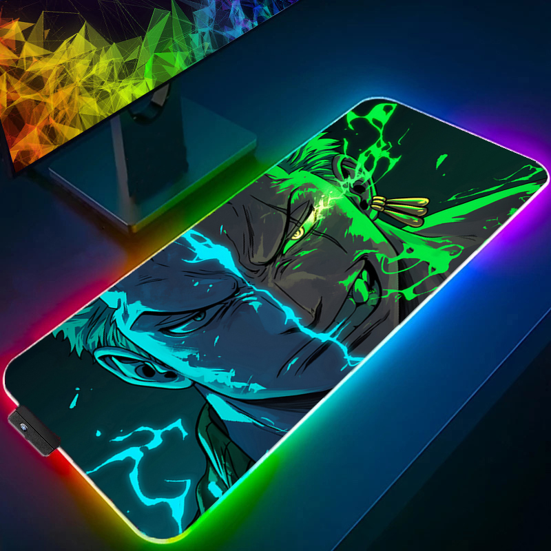 ONE PIECE Zoro Mouse Pad RGB G - Pc Gaming Lounge ulasan dan harga