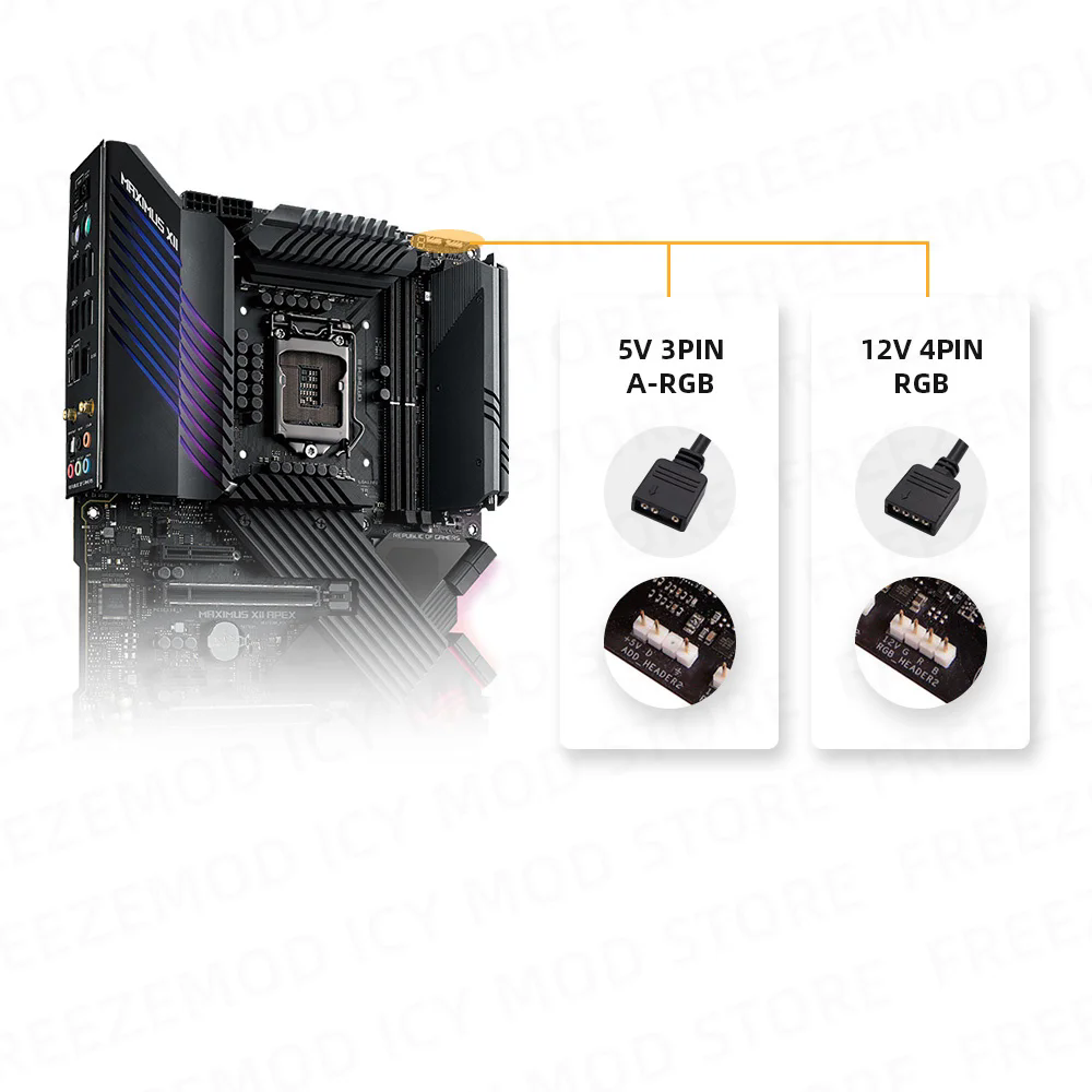 ICY MOD Mirror RGB Lighting Pa - Pc Gaming Center ulasan dan harga