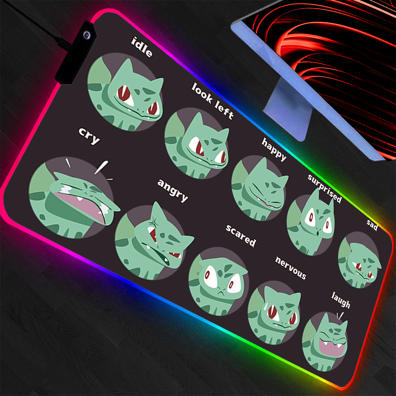 Pokemon Pikachu LED Mouse Pad  - Rgb Mousepad ulasan dan harga