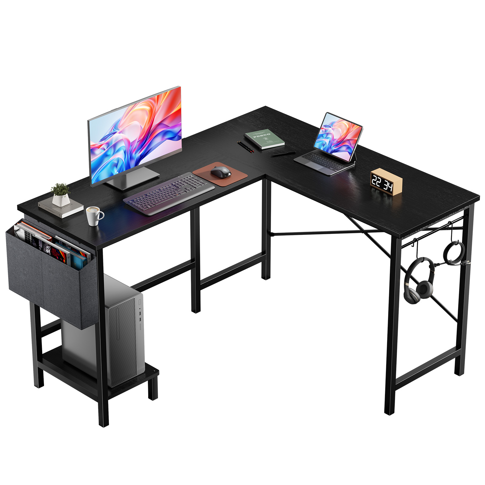 MCQ L Shaped Standing Office C - Pc Gaming Center ulasan dan harga