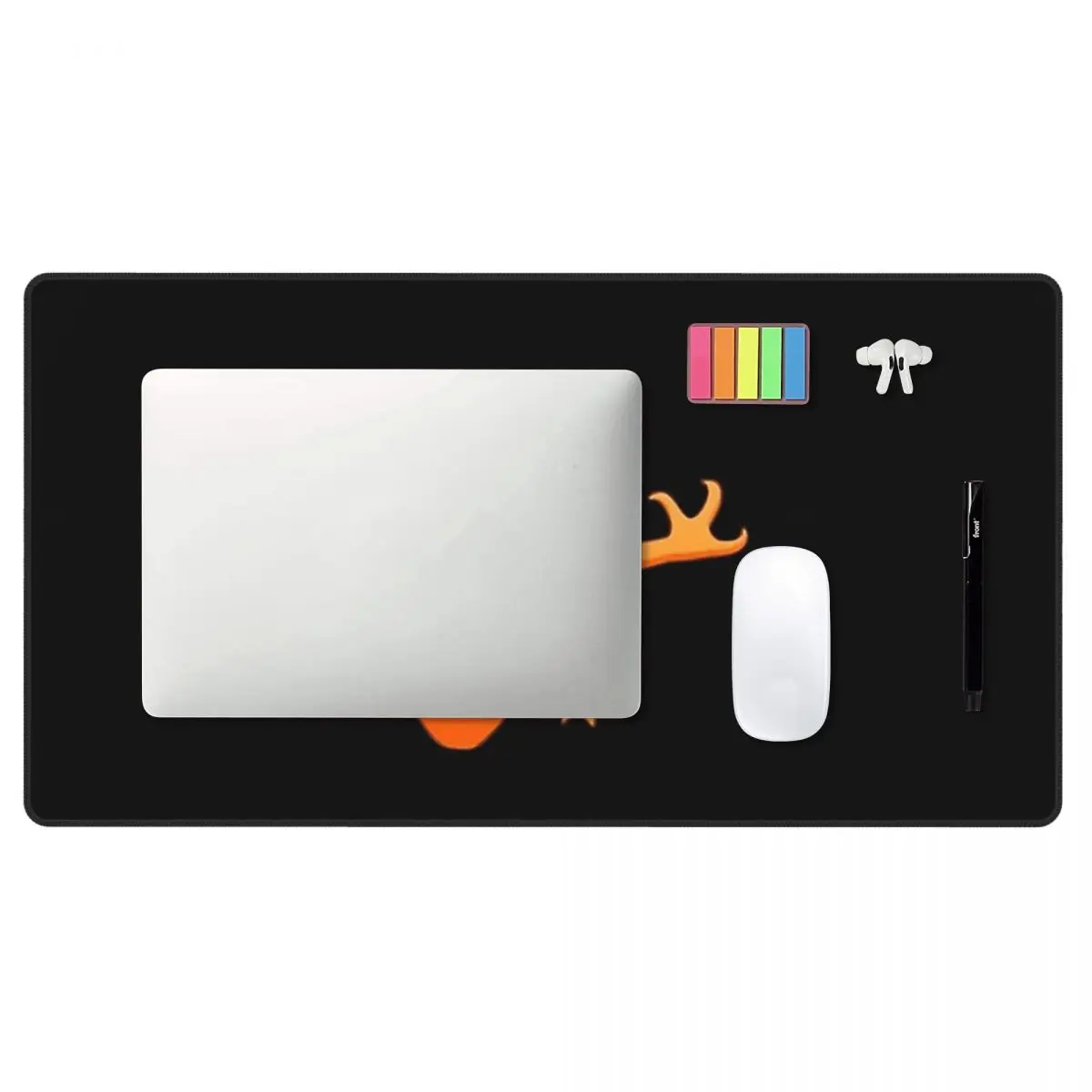 Large Mouse Pad Orange Rainbow - Pc Gaming Orange ulasan dan harga