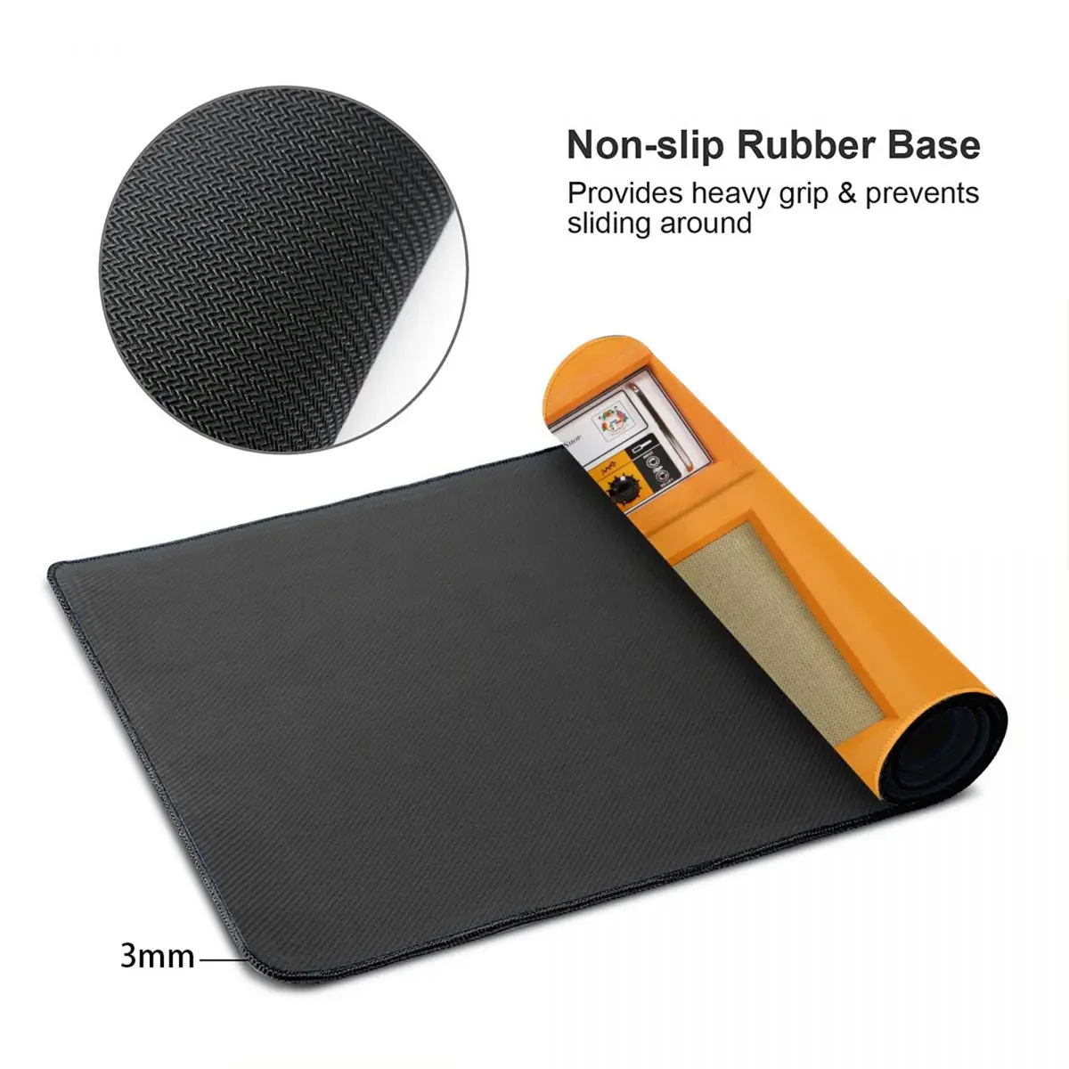Large Mouse Pad Orange Color A - Pc Gaming Orange ulasan dan harga