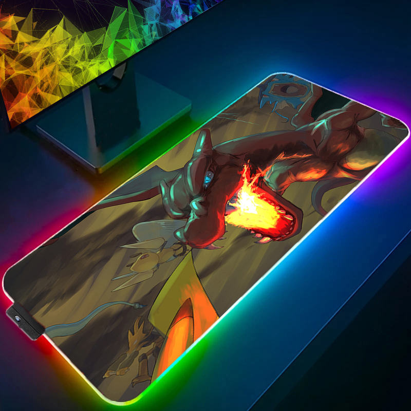 LED Light Mouse Pad Desk Mat G - Rgb Mousepad ulasan dan harga