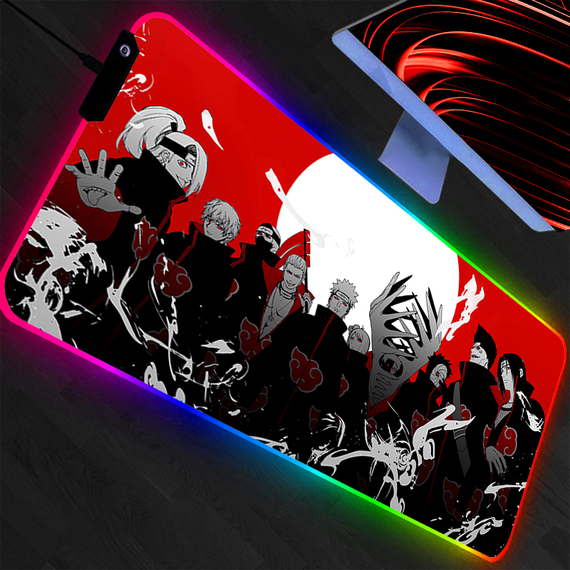 RGB Naruto Mouse Pad Backlight - Rgb Mousepad ulasan dan harga