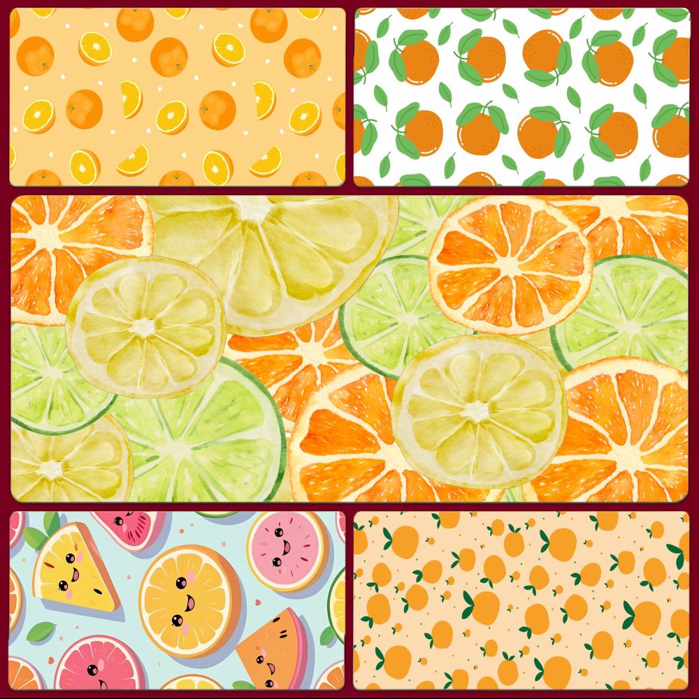 fruit fresh O-Orange Mouse Pad - Pc Gaming Orange ulasan dan harga