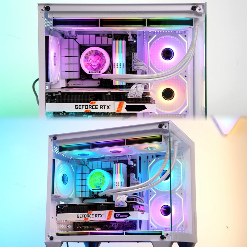 120mm ARGB PC Case Fan with In - Pc Gaming Case ulasan dan harga