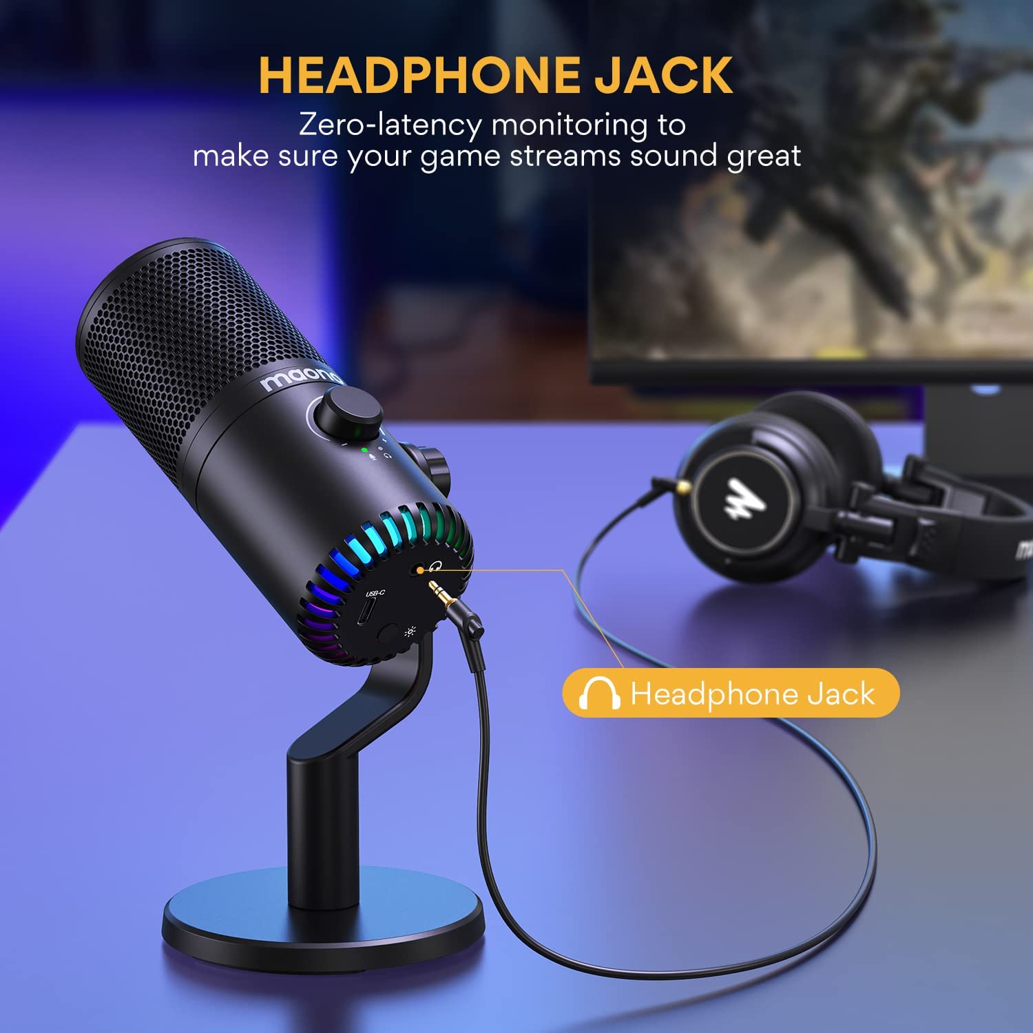 Maono DM30 Gaming Microphone f - Gaming Microphone ulasan dan harga