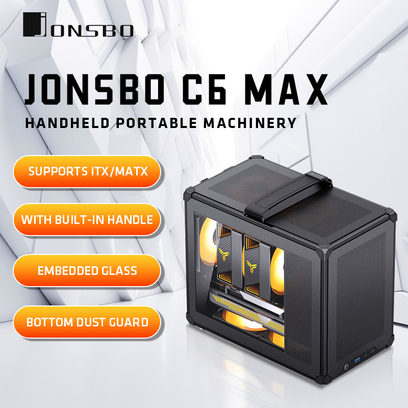 JONSBO C6 MAX Mesh Handle MATX - Pc Gaming Center ulasan dan harga