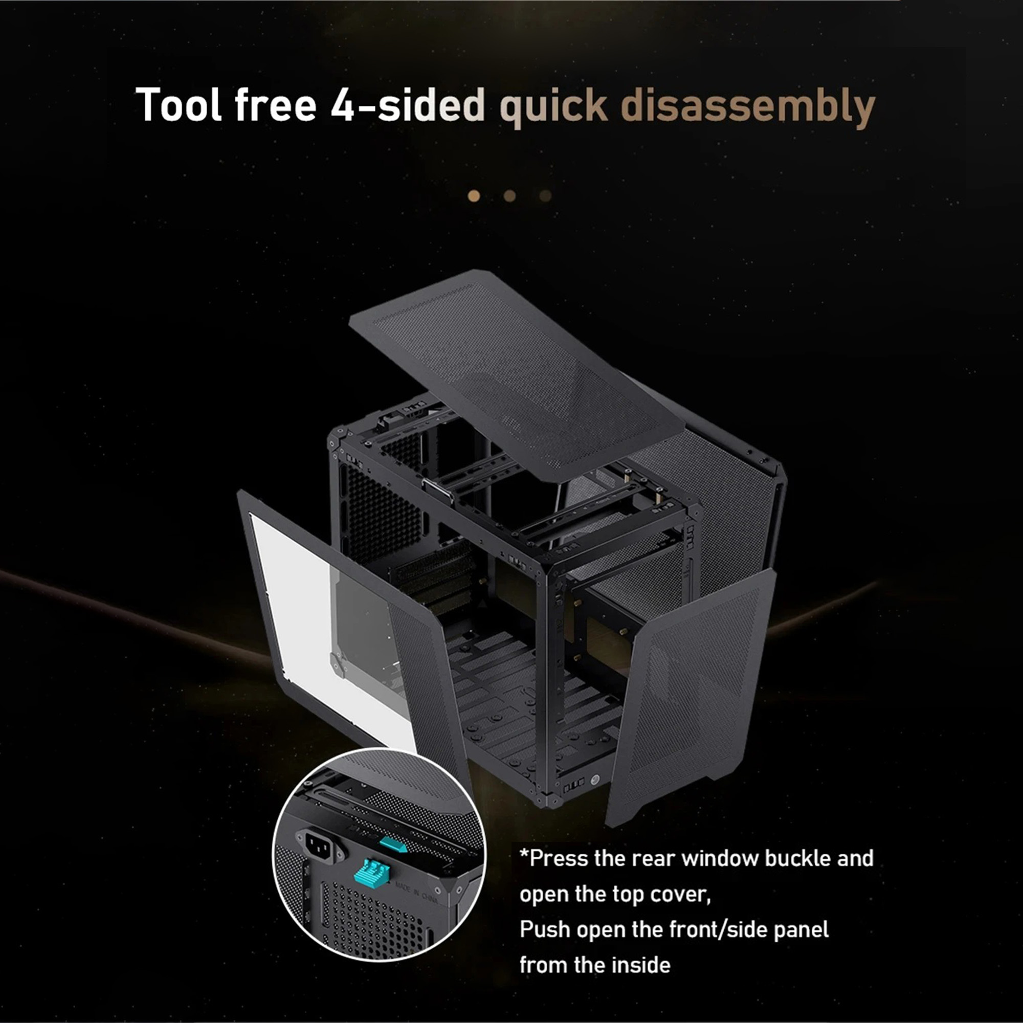 JONSBO C6 MAX Mesh Handle MATX - Pc Gaming Center ulasan dan harga