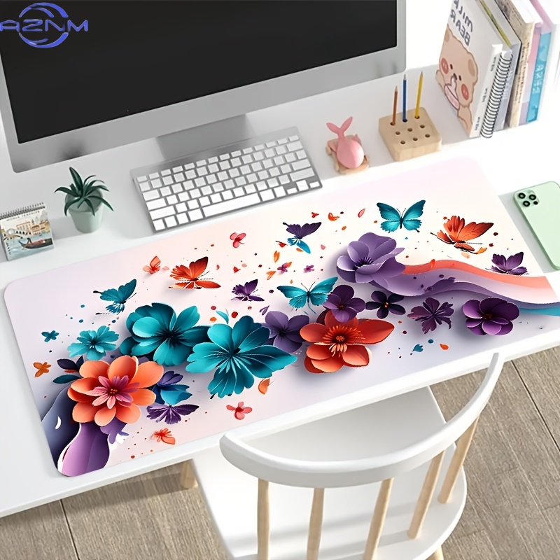1pc Large Gaming Desk Mat Comp - Pc Gaming Orange ulasan dan harga