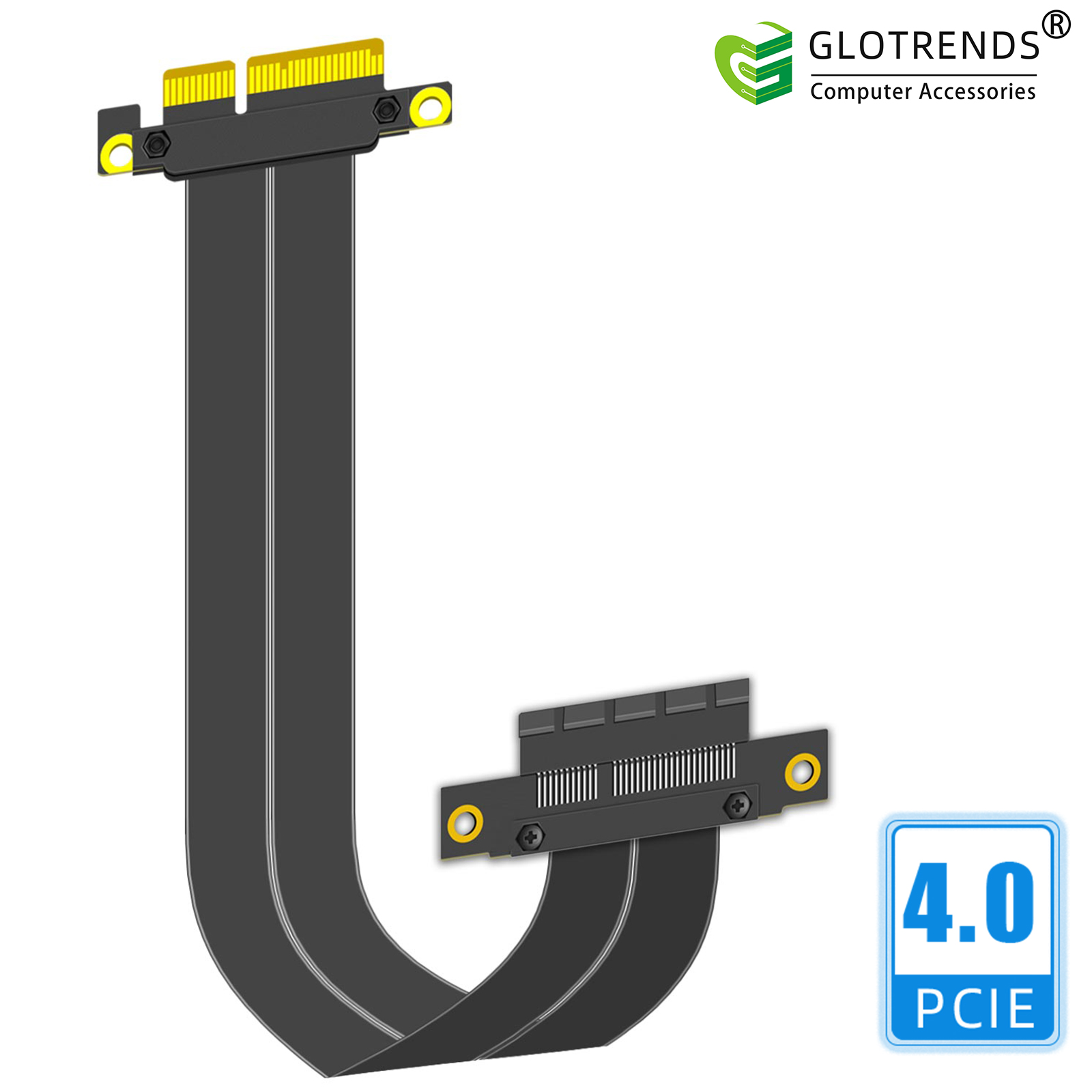 PCIe 4.0 X4 Riser Cable, 180 D - Pcie Riser Cable ulasan dan harga