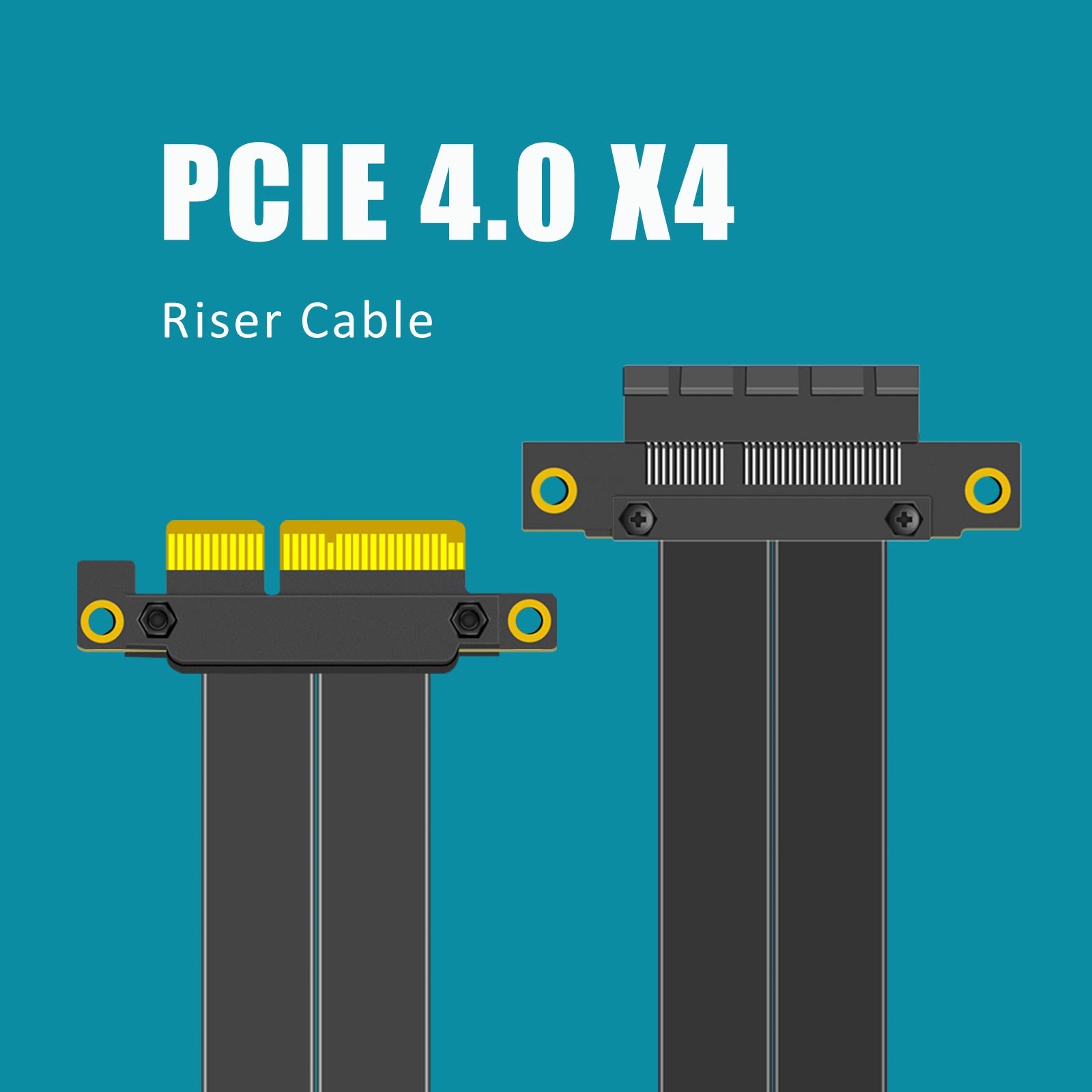 PCIe 4.0 X4 Riser Cable, 180 D - Pcie Riser Cable ulasan dan harga