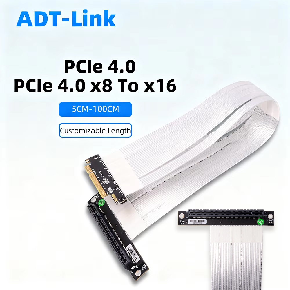 ADT-Link PCIE 4.0 3.0 X8 To X1 - Pcie Riser Cable ulasan dan harga