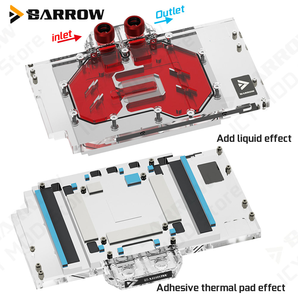 Barrow Display Card Water Cool - Pc Gaming Case ulasan dan harga
