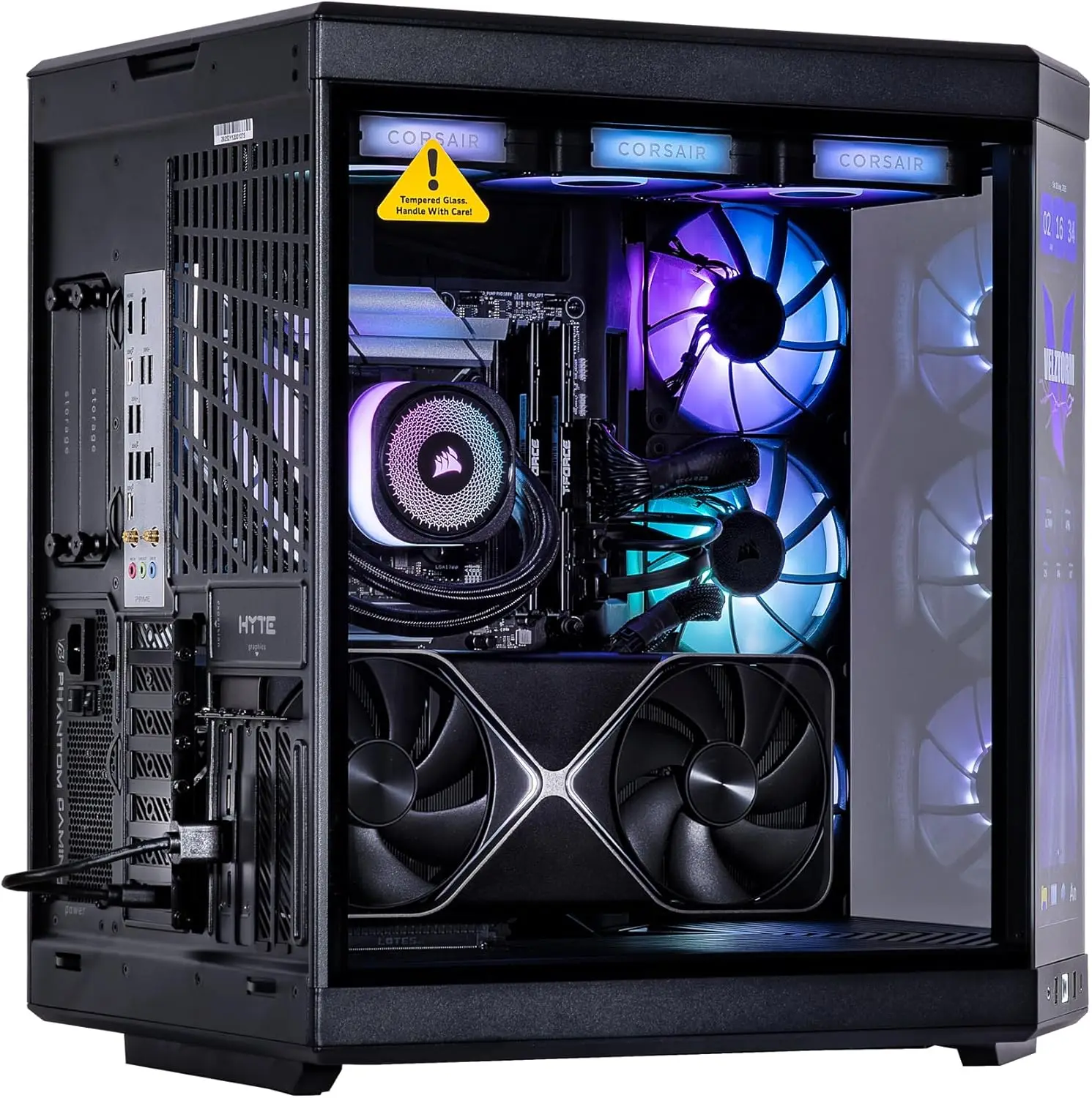 Velztorm LCD Black Praetix Cus - Pc Gaming Y70 ulasan dan harga