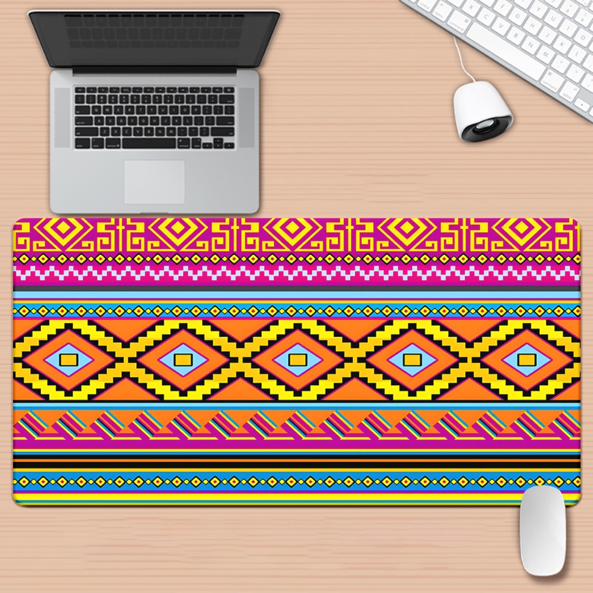 Brand Tribal Orange HD Printed - Pc Gaming Orange ulasan dan harga