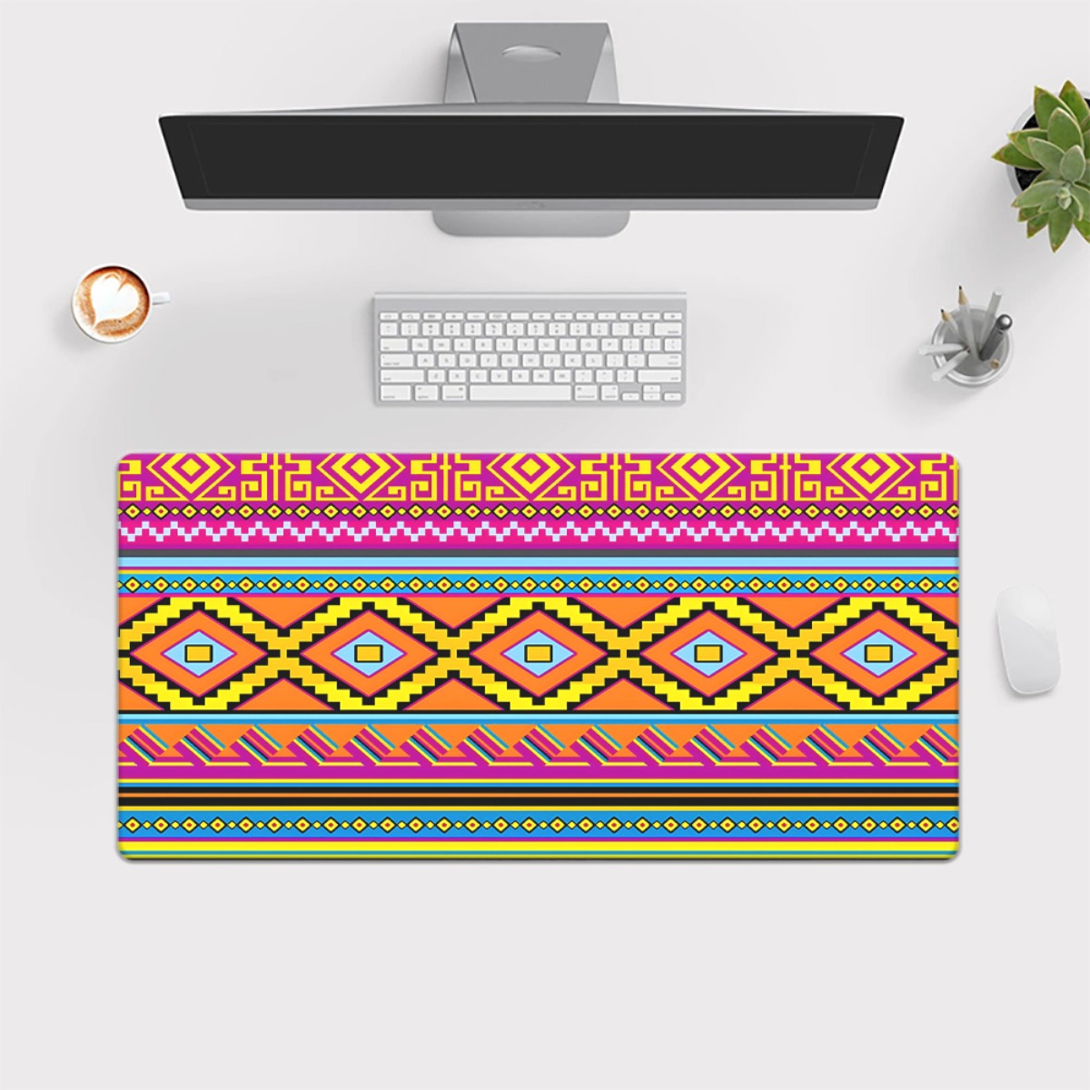 Brand Tribal Orange HD Printed - Pc Gaming Orange ulasan dan harga